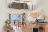 Ferienwohnung in B&ouml;rgerende - Appartement 4 - Ostseeblick - K&uuml;che und Galerie