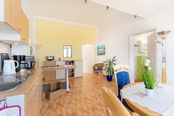 Ferienwohnung in B&ouml;rgerende - Appartement 4 - Ostseeblick - K&uuml;che