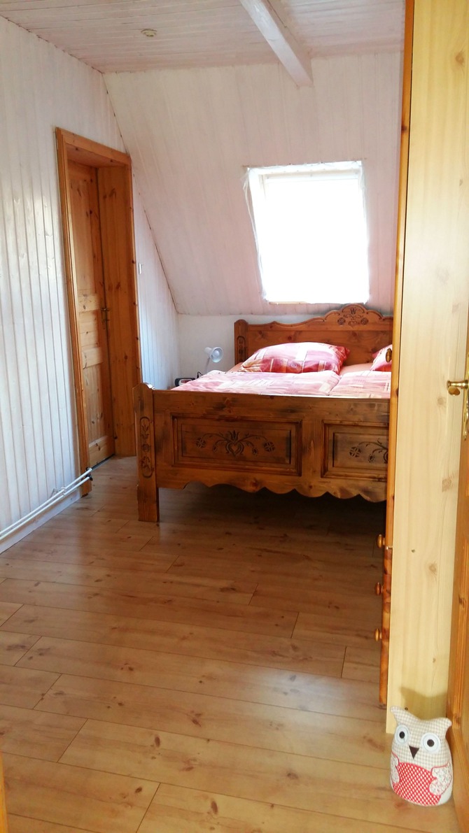 Ferienwohnung in K&uuml;kel&uuml;hn - Ferienhof Bl&ouml;hs - Schlafzimmer