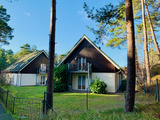Ferienwohnung in Trassenheide - Strandidyl im K&uuml;stenwald - Haus von hinten - Balkon oben