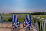 Ferienwohnung in Bastorf - Haus Mare - Sonnenbalkon mit Blick ins Gr&uuml;ne