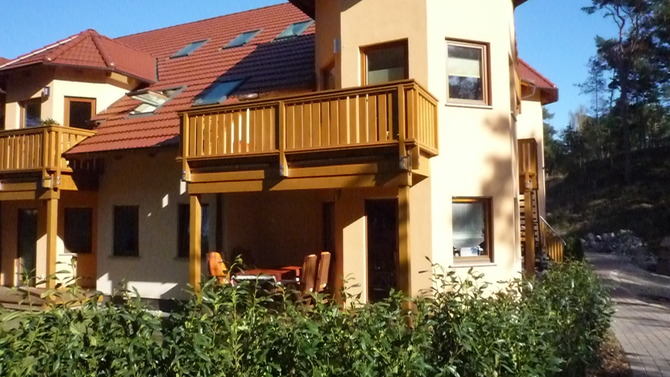 Ferienwohnung in Trassenheide - Strandmelody - m&ouml;blierte Terrasse