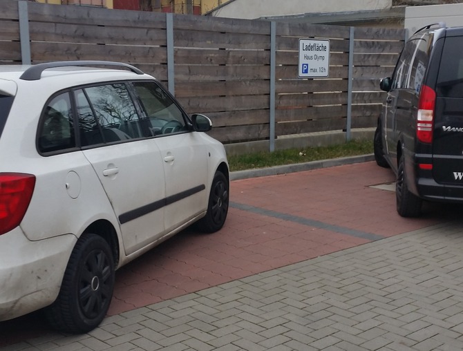 Ferienwohnung in K&uuml;hlungsborn - Haus Olymp - Entladepl&auml;tze am Hintereingang