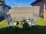 Ferienwohnung in Niederhagen - Sonne und Me(eh)r - Terrasse Sitzm&ouml;glichkeiten