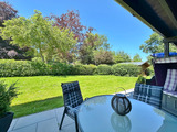 Ferienwohnung in Sch&ouml;nhagen - FerienWohnung Perlentaucher -  Blick in den Garten