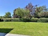 Ferienwohnung in Sch&ouml;nhagen - FerienWohnung Perlentaucher - Wiese hinter dem Haus