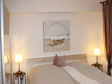 Ferienwohnung in Sch&ouml;nhagen - FerienWohnung Perlentaucher - Schlafzimmer- 180x200 cm Bett und  Kleiderschrank