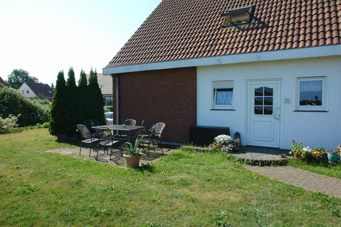 Appartement in Ostseebad Heringsdorf - Sch&ouml;n App. EG - Au&szlig;enbereich