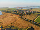 Ferienwohnung in Bresewitz - Landhaus am Bodden - Bresewitz, umgeben von Boddengew&auml;ssern
