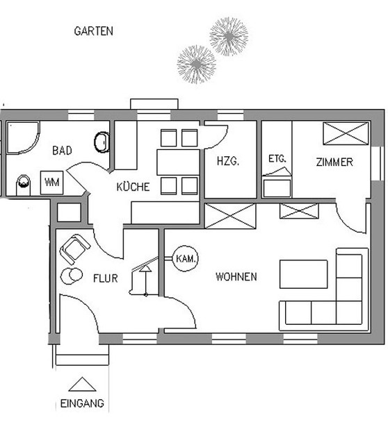Ferienwohnung in Sch&ouml;nwalde - Reethaus Scheidekate - Bild 9