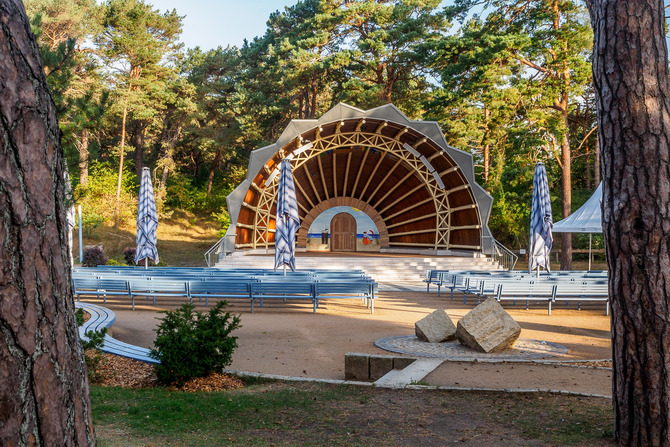 Ferienhaus in Trassenheide - Feriendomizil Kr&auml;nicke - Konzertmuschel von Trassenheide