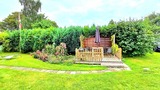 Ferienwohnung in Tremt - Zum Naturstrand - Sitzplatz mit Grill im Garten