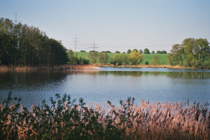 Ferienwohnung in Sildemow - Seeperle - Blick auf den Sildemower See 5 Min zu Fu&szlig;