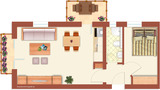 Ferienwohnung in Warnem&uuml;nde - Strandpalais, Ferienwohnung Luv - Bild 7
