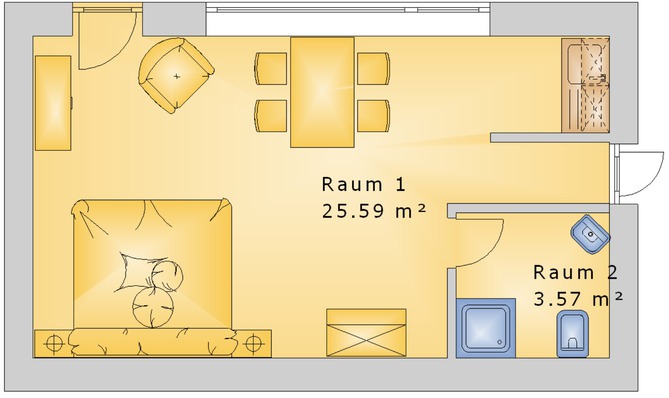 Appartement in S&uuml;sel - Haus Christa - Zur Orientierung