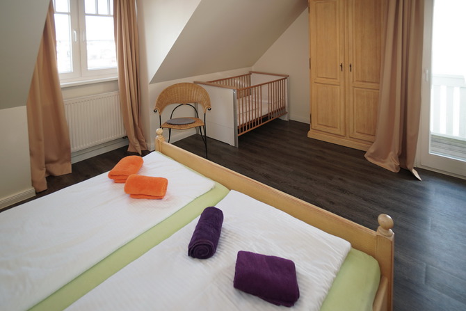 Ferienwohnung in Rerik - Ferienwohnung/Appartement Eism&ouml;we (Rerik) - Kinderbett