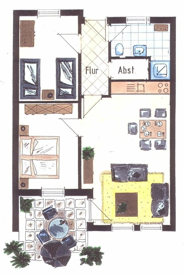 Ferienwohnung in Fehmarn OT Staberdorf - Fehmarnstrand 77 Whg. 2 - Bild 12
