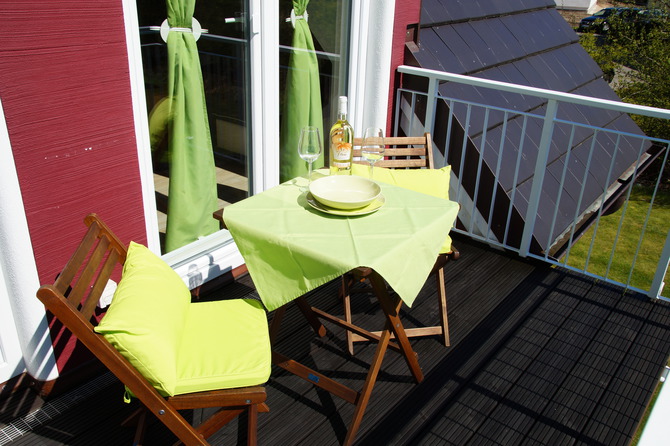 Ferienwohnung in B&ouml;rgerende - Ferienwohnung Morgentau - Balkon