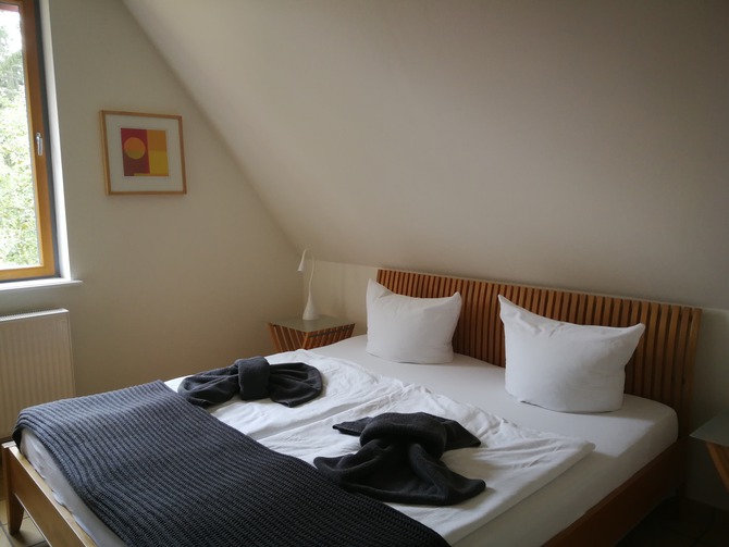 Ferienwohnung in Wieck a. Dar&szlig; - Aalreuse 2 - 2 x Schlafzimmer mit komfortablen Doppelbett