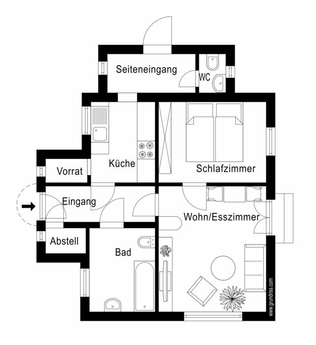 Ferienhaus in Gelting - F&uuml;rstenh&auml;uschen - Schloss Gelting - Bild 11
