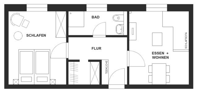 Ferienwohnung in Hornstorf OT R&uuml;ggow - Quaduxenbarg - Bild 4