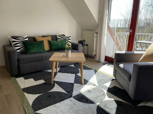 Ferienwohnung in Gustow - Ferienwohnung "Nils Holgerson" mit Balkon zwischen Strand, Wald & Wiese im S&uuml;dosten der Insel R&uuml;gen! - Bild 4