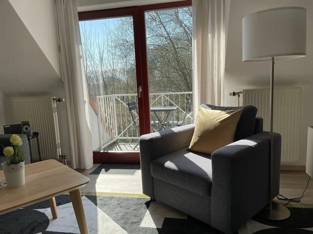 Ferienwohnung in Gustow - Ferienwohnung "Nils Holgerson" mit Balkon zwischen Strand, Wald & Wiese im S&uuml;dosten der Insel R&uuml;gen! - Bild 5