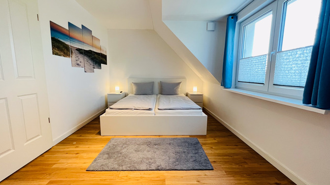 Ferienhaus in B&ouml;rgerende - Strandhaus Somerset - Schlafzimmer 1