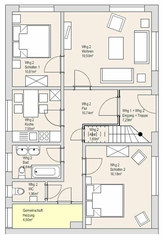 Ferienwohnung in Nieby - Strandhaus Falsh&ouml;ft 2 - Bild 11