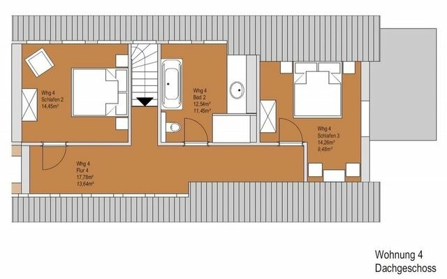 Ferienwohnung in Nieby - Strandhaus Falsh&ouml;ft 4 - Bild 14