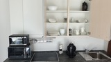 Ferienwohnung in B&ouml;rgerende - Appartement 2 - D&uuml;nenblick - K&uuml;chenger&auml;te und Geschirr