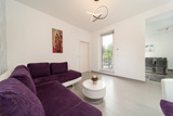 Ferienwohnung in B&ouml;rgerende - Appartement 2 - D&uuml;nenblick - WZ mit Ausgang Terrasse
