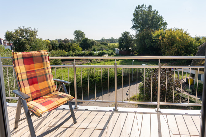Ferienwohnung in B&ouml;rgerende - Appartement 5 - Traumblick - Balkon K&uuml;che