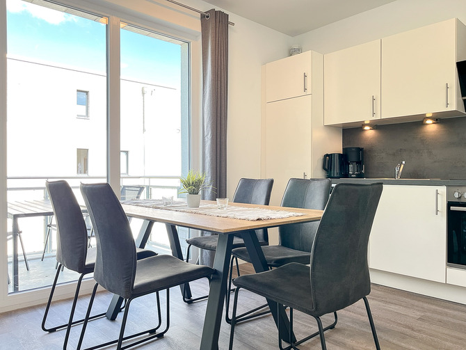 Ferienwohnung in Boltenhagen - Wei&szlig;e Villen Whg. 20 - Essbereich
