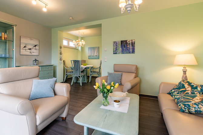 Ferienwohnung in Ostseeheilbad Zingst - Whg T, Ihr UrlaubsZuhause - Wohnbereich