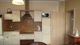 Ferienwohnung in Sassnitz - BERNSTEIN mit Meerblick - Einbauk&uuml;che im Wohnzimmer