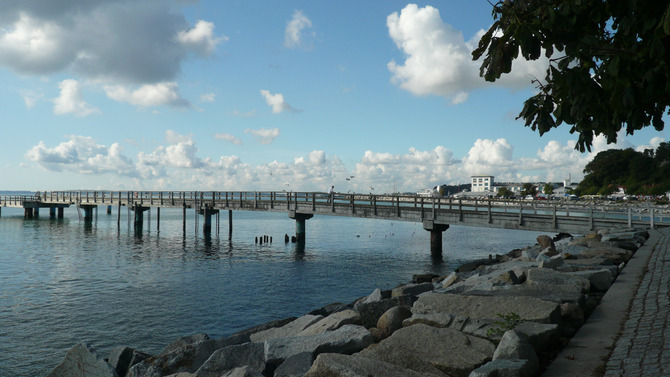 Ferienwohnung in Sassnitz - BERNSTEIN mit Meerblick - Seebr&uuml;cke in Sassnitz
