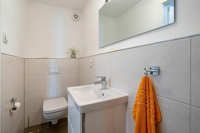 Ferienhaus in Olpenitz - Schleivilla Hafenblick by Seeblick Ferien ORO, Sauna, direkte Wasserlage - Bild 15