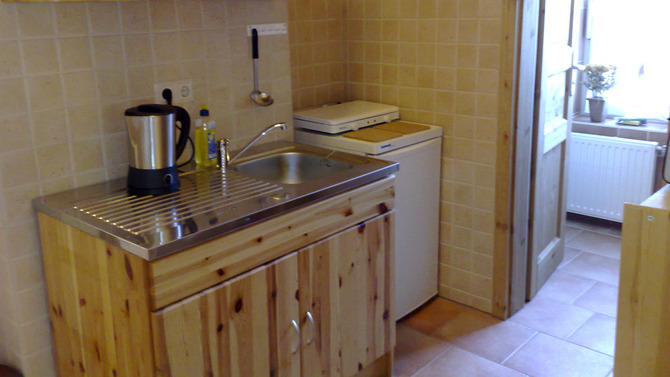 Appartement in Sassnitz - OSTSEESAND mit Balkon - K&uuml;che mit 2 Cerankochfeldern