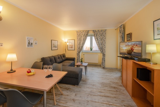 Ferienwohnung in Loddin - Aquarius Ferienwohnungen - Wohnraum