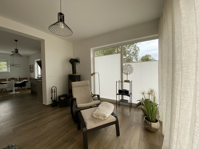 Ferienhaus in Pruchten - Ferienhus Darsskieker - Wohnzimmer