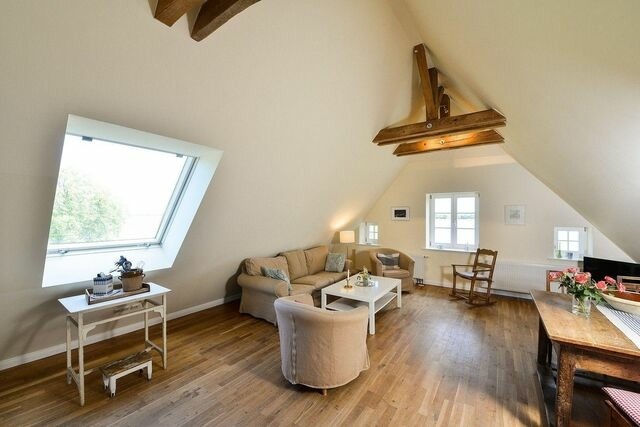 Ferienwohnung in Neuenkirchen (R&uuml;gen) - R&uuml;gen Ferienwohnung 8 am Wasser Gut Grubnow mit WLAN und Sauna - Bild 3