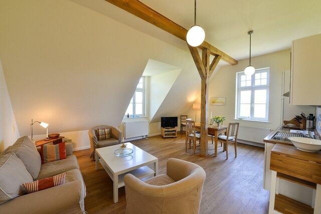 Ferienwohnung in Neuenkirchen (R&uuml;gen) - Ferienwohnung 5 am Wasser Gut Grubnow R&uuml;gen WLAN und Sauna - Bild 5