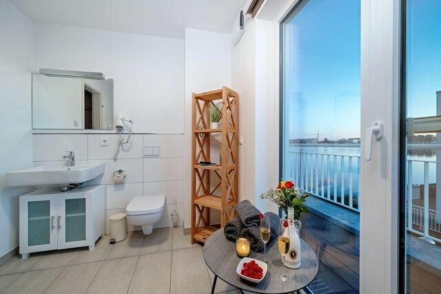 Ferienhaus in Olpenitz - Schleivilla Ahoi by Seeblick Ferien ORO, 3 SZ Sauna, Wasserlage - Bild 15