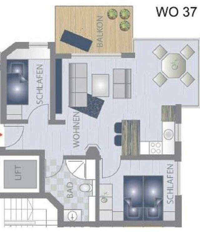 Ferienwohnung in Gro&szlig;enbrode - Seestern 37 - Bild 7